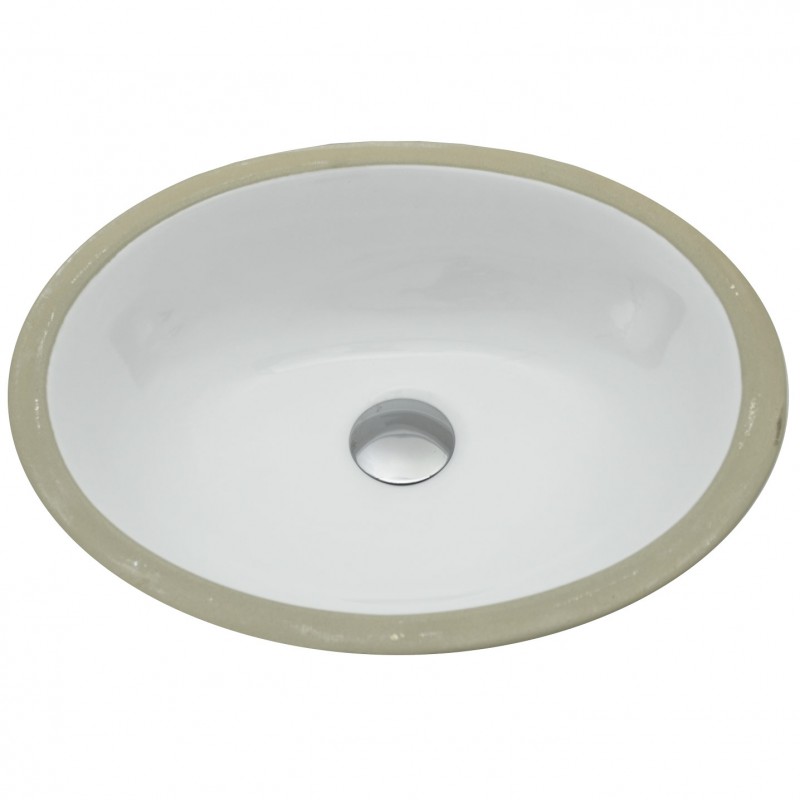 small oval undermount sink